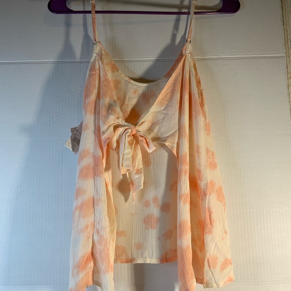 Element spaghetti strap cammy NWT open tie back design size XS - Picture 2 of 7